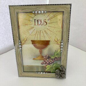 W.J. Hirten  First Communion Girl/Chalice Photo Frame